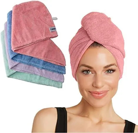 Mirco Fiber Hair Cap Towel Pack Of 3