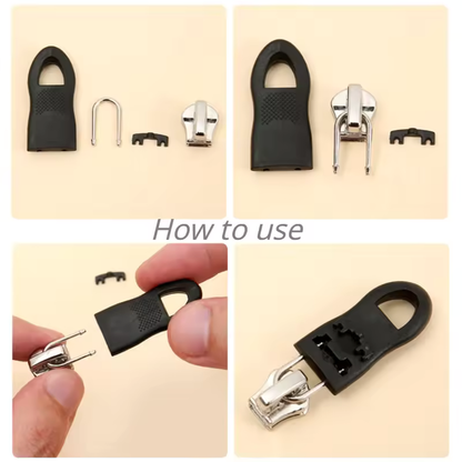 Zipper Pull Buckle Replacement (Pack of 10)